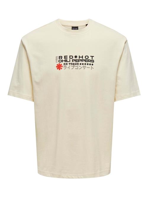 Only & Sons Bluser & t-shirts 'RHCP'  gul / rød / sort / uldhvid