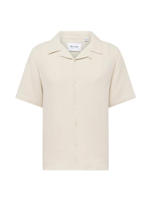 Only & Sons Skjorte 'ONSKYLE'  lysebeige