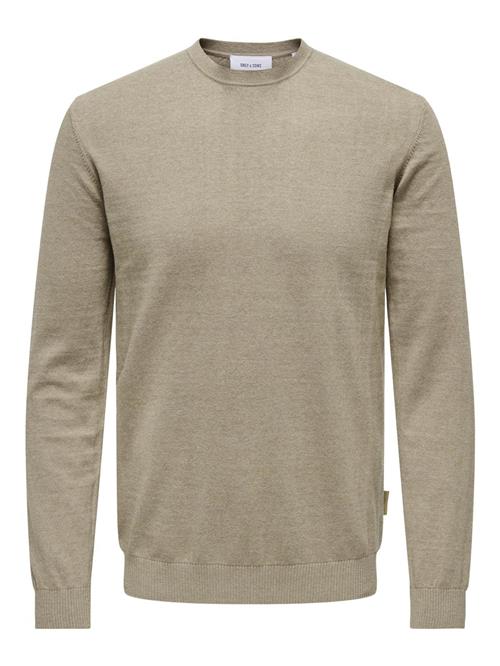 Only & Sons Pullover 'ONSLoui'  mørkebeige