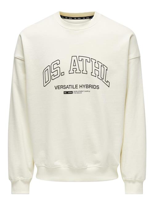 Se Only & Sons Sweatshirt 'Alta'  sort / offwhite ved About You