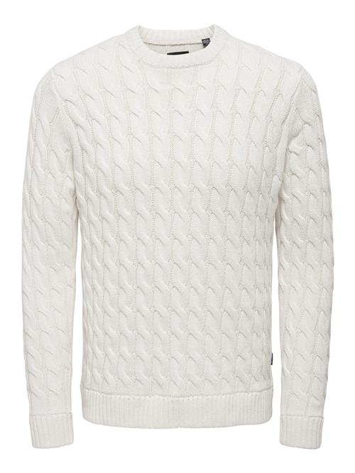 Only & Sons Pullover 'ONSKicker'  offwhite