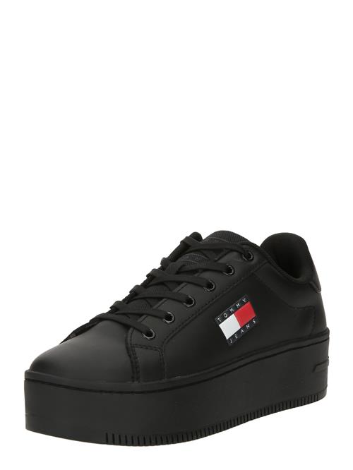 Se Tommy Jeans Sneaker low 'Essential'  navy / knaldrød / sort / hvid ved About You