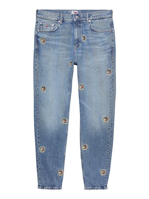 Se Tommy Jeans Jeans 'Isaac'  navy / blue denim / rød / hvid ved About You