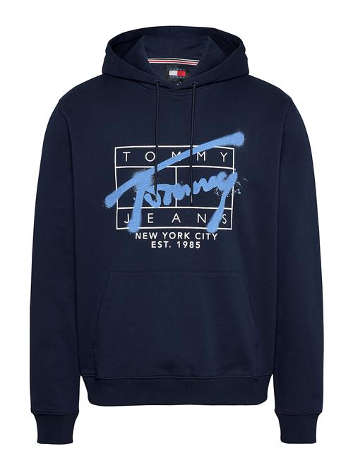 Se Tommy Jeans Sweatshirt  navy / lyseblå / hvid ved About You