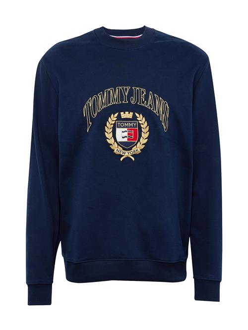 Se Tommy Jeans Sweatshirt  navy / mørkegul / rubinrød / hvid ved About You