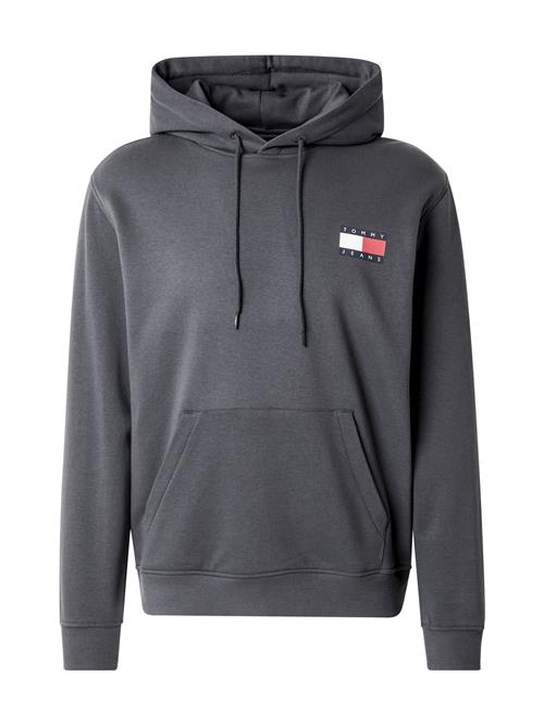 Se Tommy Jeans Sweatshirt 'ESSENTIAL'  marin / mørkegrå / mørkerød / hvid ved About You