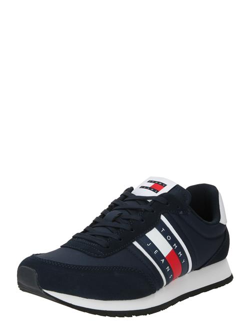 Tommy Jeans Sneaker low 'Essential'  navy / knaldrød / hvid