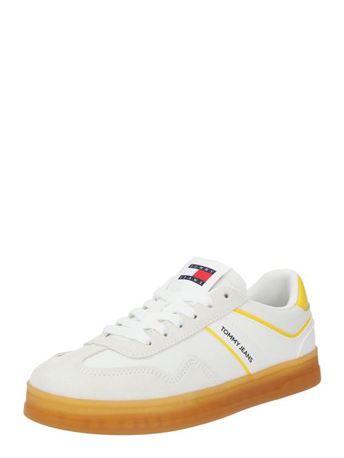 Se Tommy Jeans Sneaker low 'COURT'  navy / gul / rød / hvid ved About You