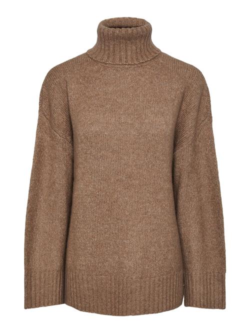 PIECES Pullover 'Nancy'  brun-meleret