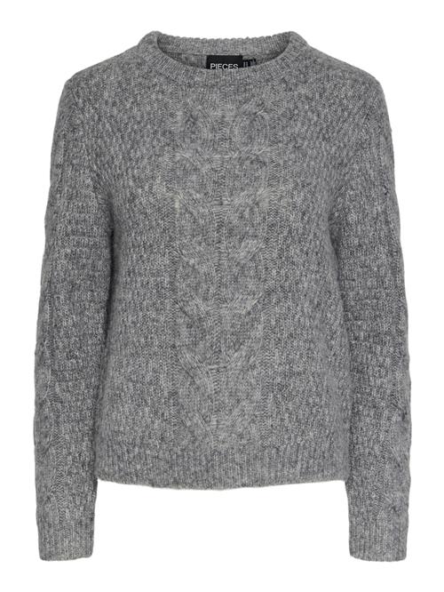 Se PIECES Pullover 'PCNina'  grå-meleret ved About You