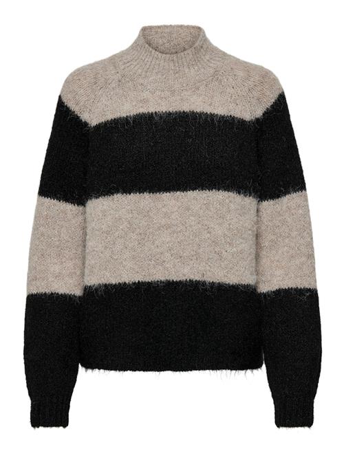 JDY Pullover 'JDYZoey'  grå-meleret / sort