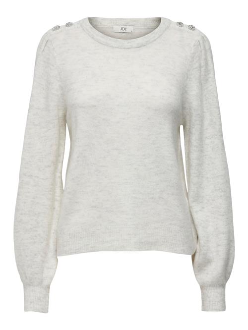 JDY Pullover 'JDYELANORA'  hvid-meleret