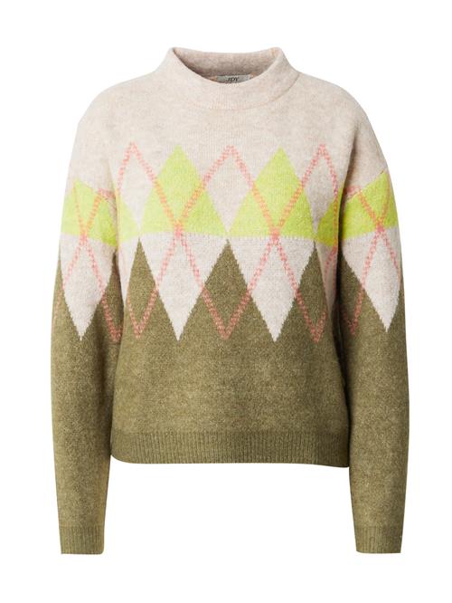 Se JDY Pullover 'JDYARIA'  citron / lysegrå / khaki / laks ved About You