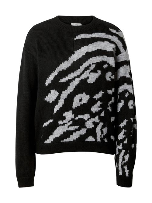 Se JDY Pullover 'KARMA'  grå / sort ved About You