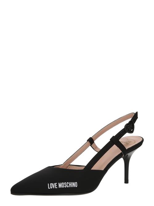 Se Love Moschino Slingpumps  sort / hvid ved About You