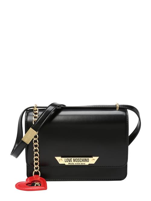 Se Love Moschino Skuldertaske  guld / rød / sort ved About You