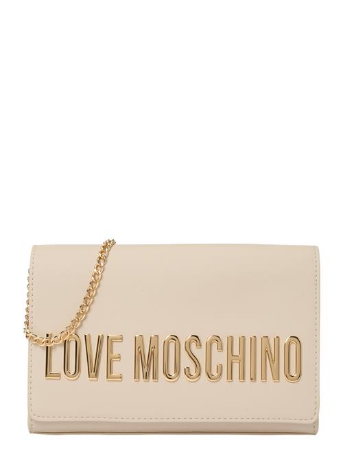 Love Moschino Skuldertaske 'Nero'  elfenben / guld