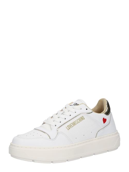 Love Moschino Sneaker low 'BOLD 40'  guld / rød / hvid