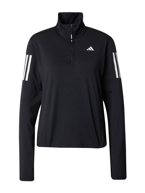 Se ADIDAS PERFORMANCE Funktionsbluse 'Own The Run '  sort / hvid ved About You