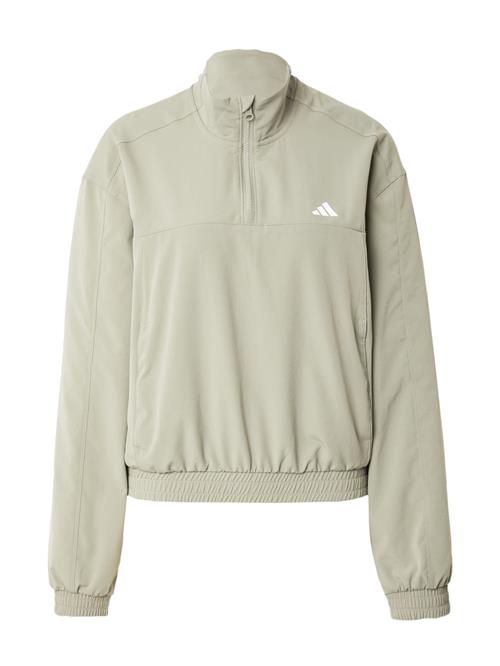 ADIDAS PERFORMANCE Træningsjakke 'Train Essentials'  pastelgrøn / hvid