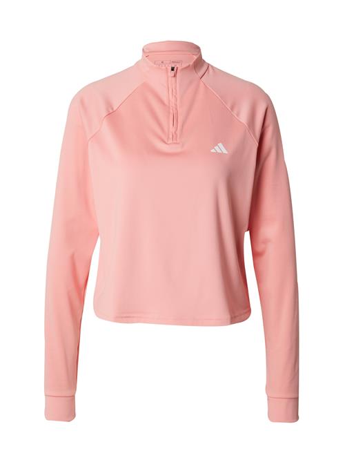 Se ADIDAS PERFORMANCE Funktionsbluse 'Essentials'  lyserød / hvid ved About You