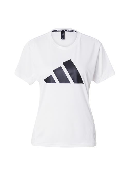 ADIDAS PERFORMANCE Shirts 'Run It'  sort / hvid