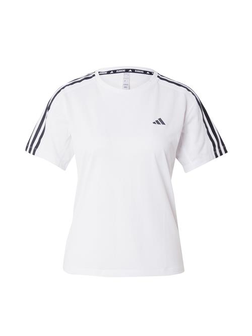 Se ADIDAS PERFORMANCE Funktionsbluse 'Own the Run'  sort / hvid ved About You