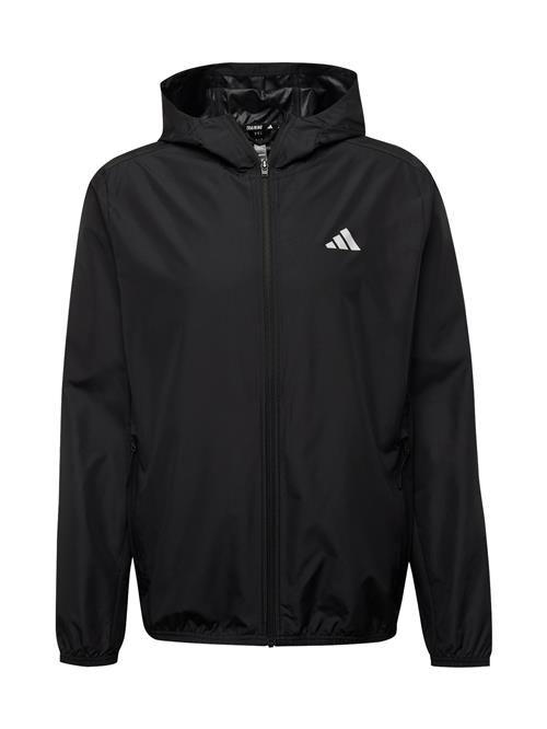 ADIDAS PERFORMANCE Sportsjakke 'GYM+'  sølvgrå / sort