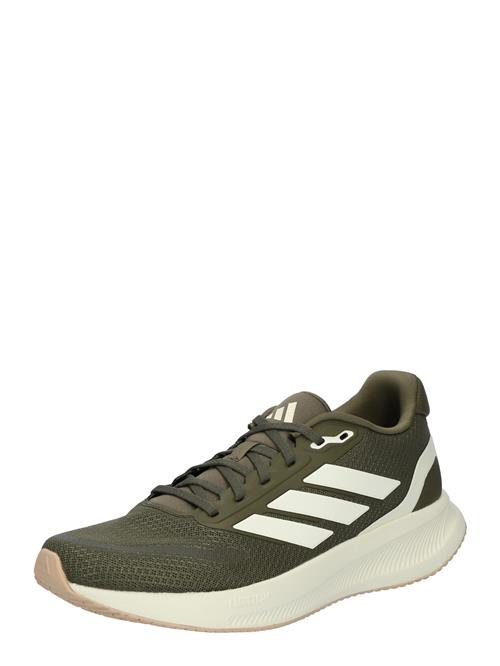 Se ADIDAS PERFORMANCE Løbesko 'Runfalcon 5'  mørkegrøn / hvid ved About You
