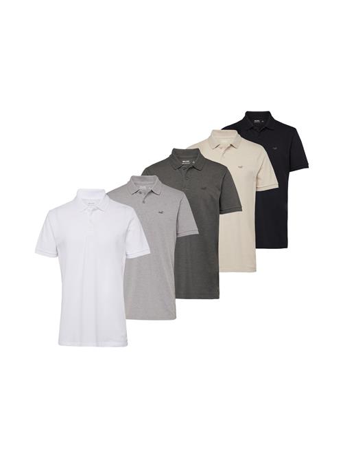 HOLLISTER Bluser & t-shirts  beige-meleret / grå-meleret / sort / hvid