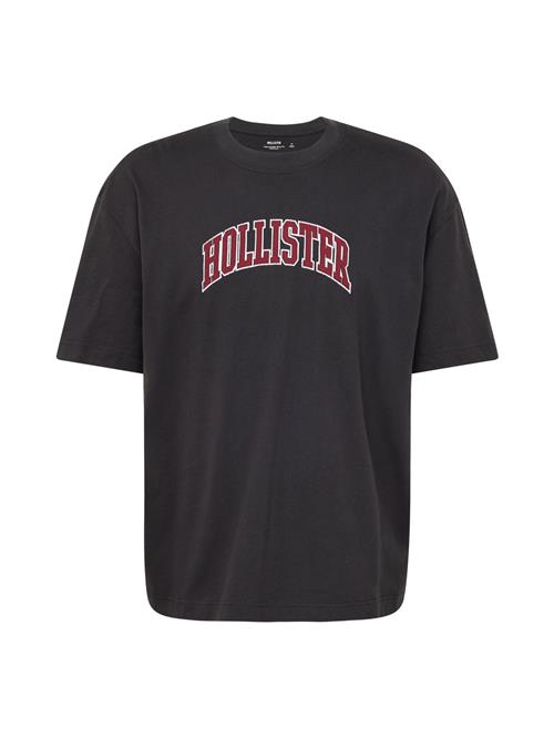 HOLLISTER Bluser & t-shirts  burgunder / sort / hvid