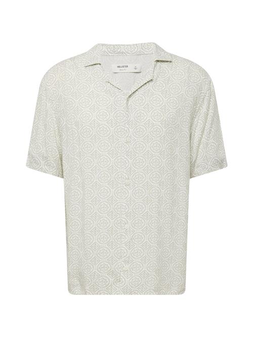 HOLLISTER Skjorte 'RAYON'  lysegrå / pastelgrøn