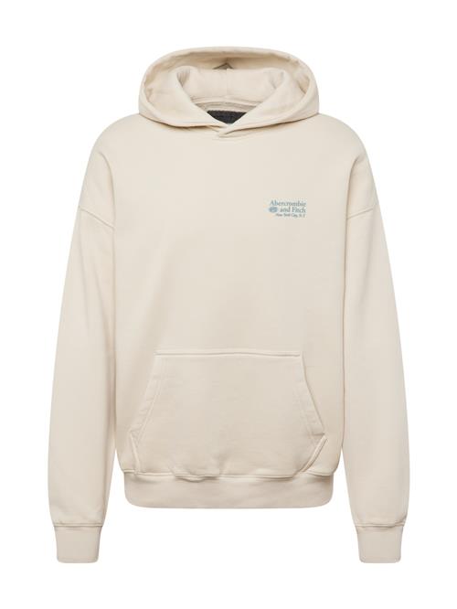 Abercrombie & Fitch Sweatshirt  creme / petroleum