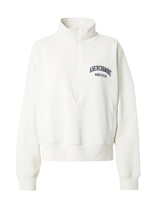 Se Abercrombie & Fitch Sweatshirt 'LONG LIFE'  creme / navy ved About You