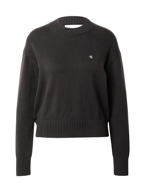 Se Calvin Klein Jeans Pullover  sort / offwhite ved About You