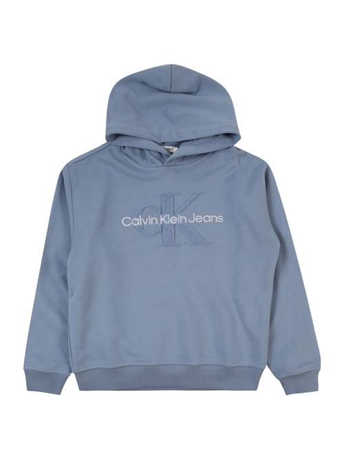 Calvin Klein Jeans Sweatshirt  røgblå / dueblå / hvid