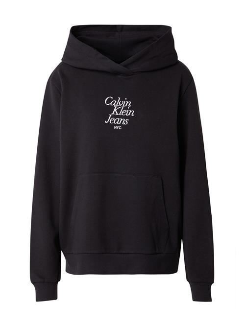 Calvin Klein Jeans Sweatshirt  sort / hvid