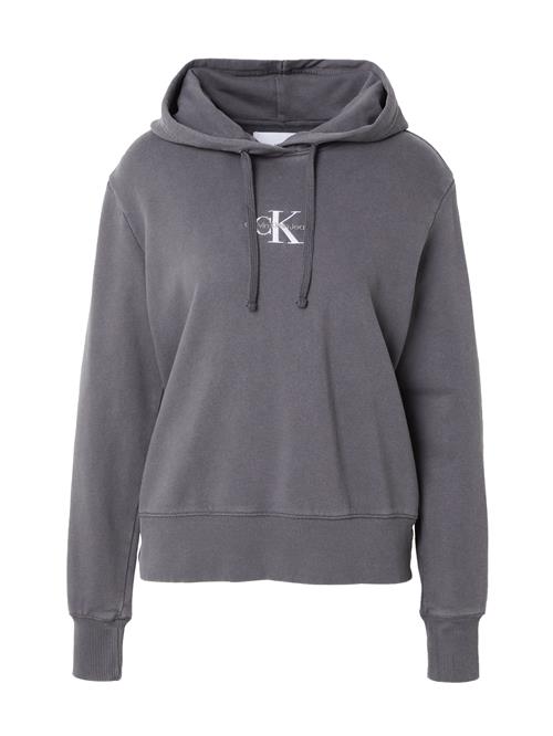 Se Calvin Klein Jeans Sweatshirt  grå / offwhite ved About You