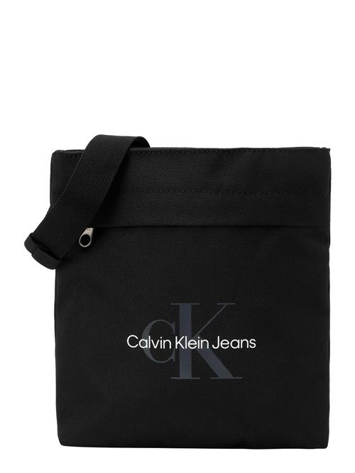 Calvin Klein Jeans Skuldertaske 'Essentials'  grå / sort / hvid