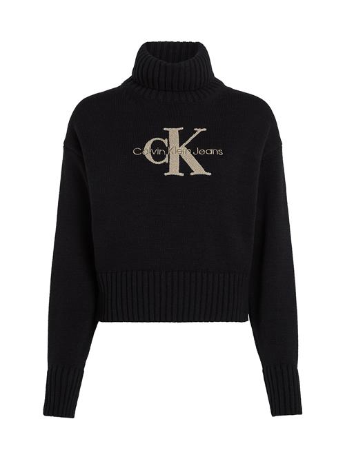 Se Calvin Klein Jeans Pullover  beige / guld / sort ved About You