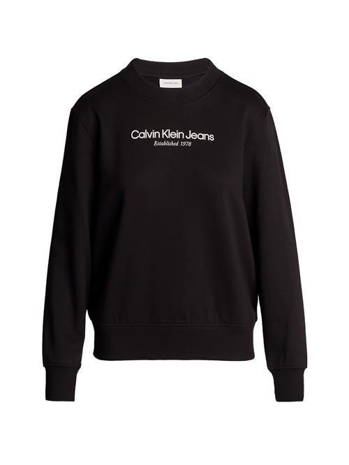 Calvin Klein Jeans Sweatshirt  sort / hvid