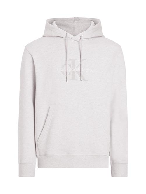 Calvin Klein Jeans Sweatshirt  lysegrå / hvid