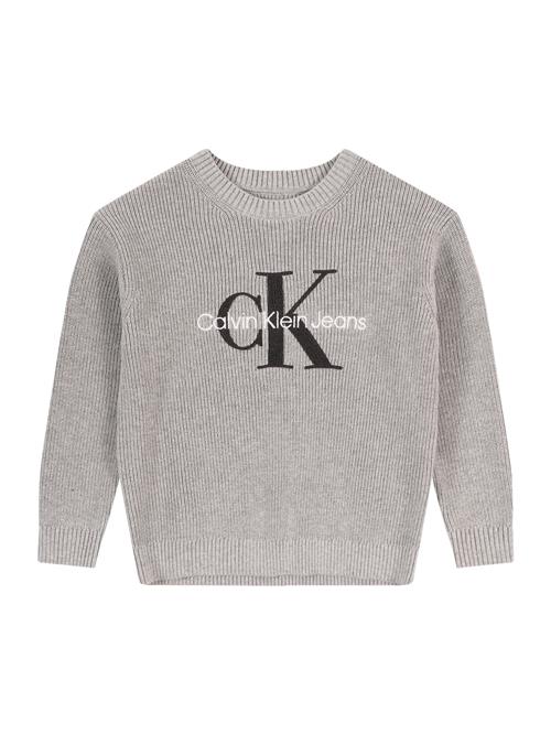 Calvin Klein Jeans Pullover  grå / sort / offwhite