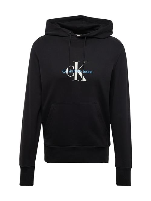 Calvin Klein Jeans Sweatshirt  lyseblå / sort / hvid