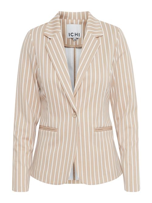 Se ICHI Blazer 'KATE'  beige / hvid ved About You