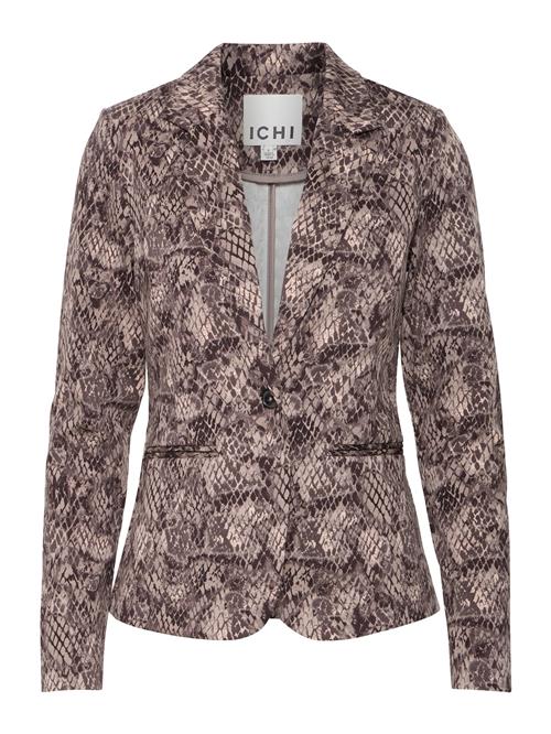 Se ICHI Blazer 'IH Kate'  beige / brun / mørkebrun ved About You