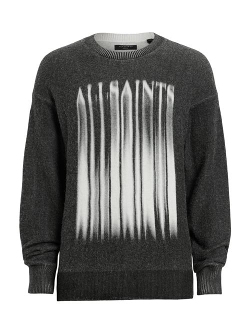 Se AllSaints Pullover 'FAYDE'  sort-meleret / hvid ved About You