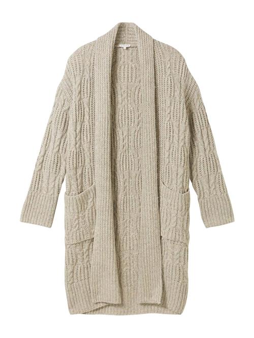 Se TOM TAILOR Cardigan  mørkebeige ved About You