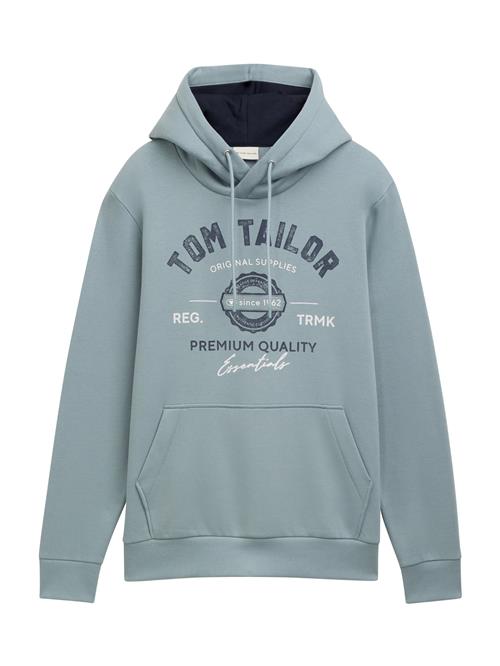 TOM TAILOR Sweatshirt  natblå / mint / hvid