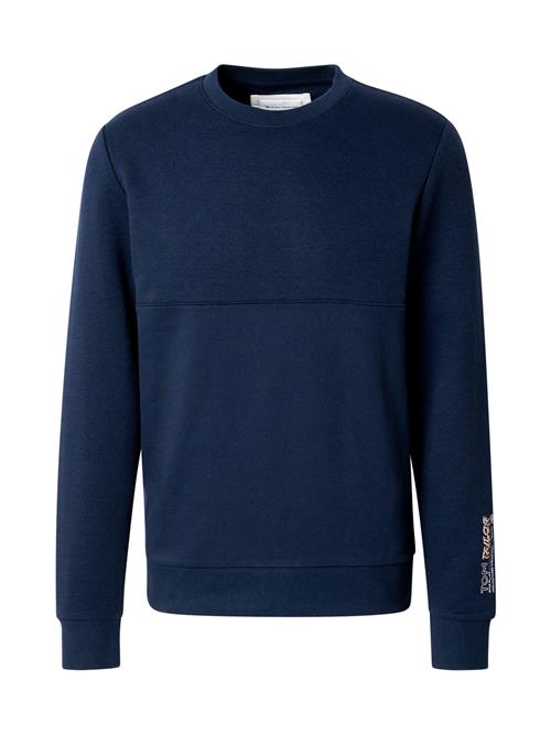 TOM TAILOR Sweatshirt  navy / karamel / hvid